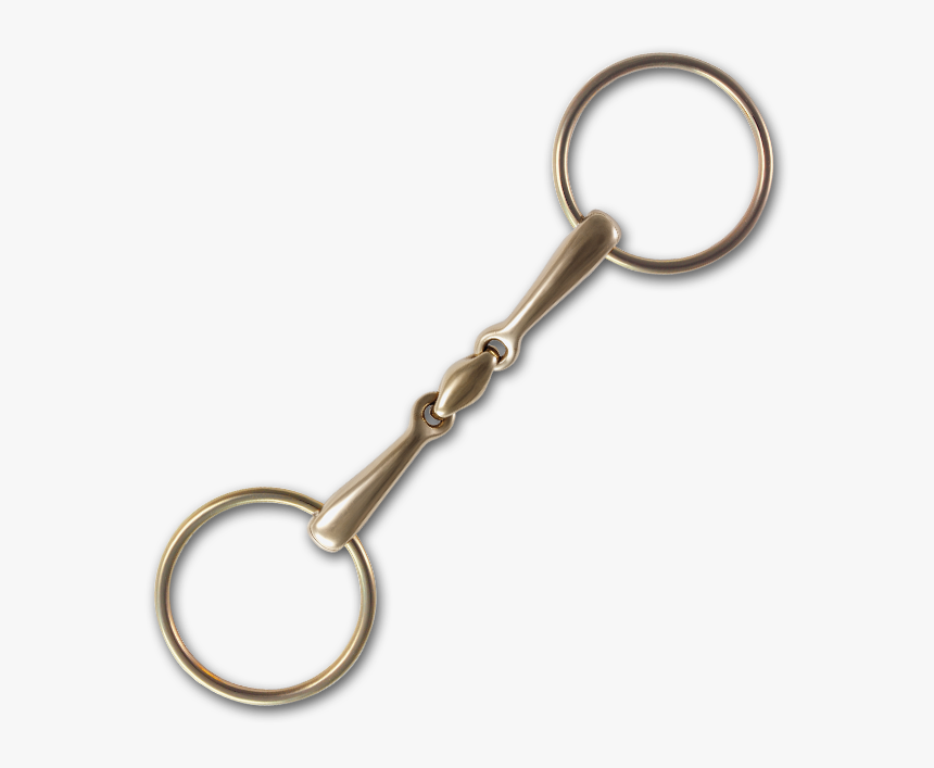 Stübben Steeltec Golden Ring Loose Ring Snaffle - Keychain, HD Png Download