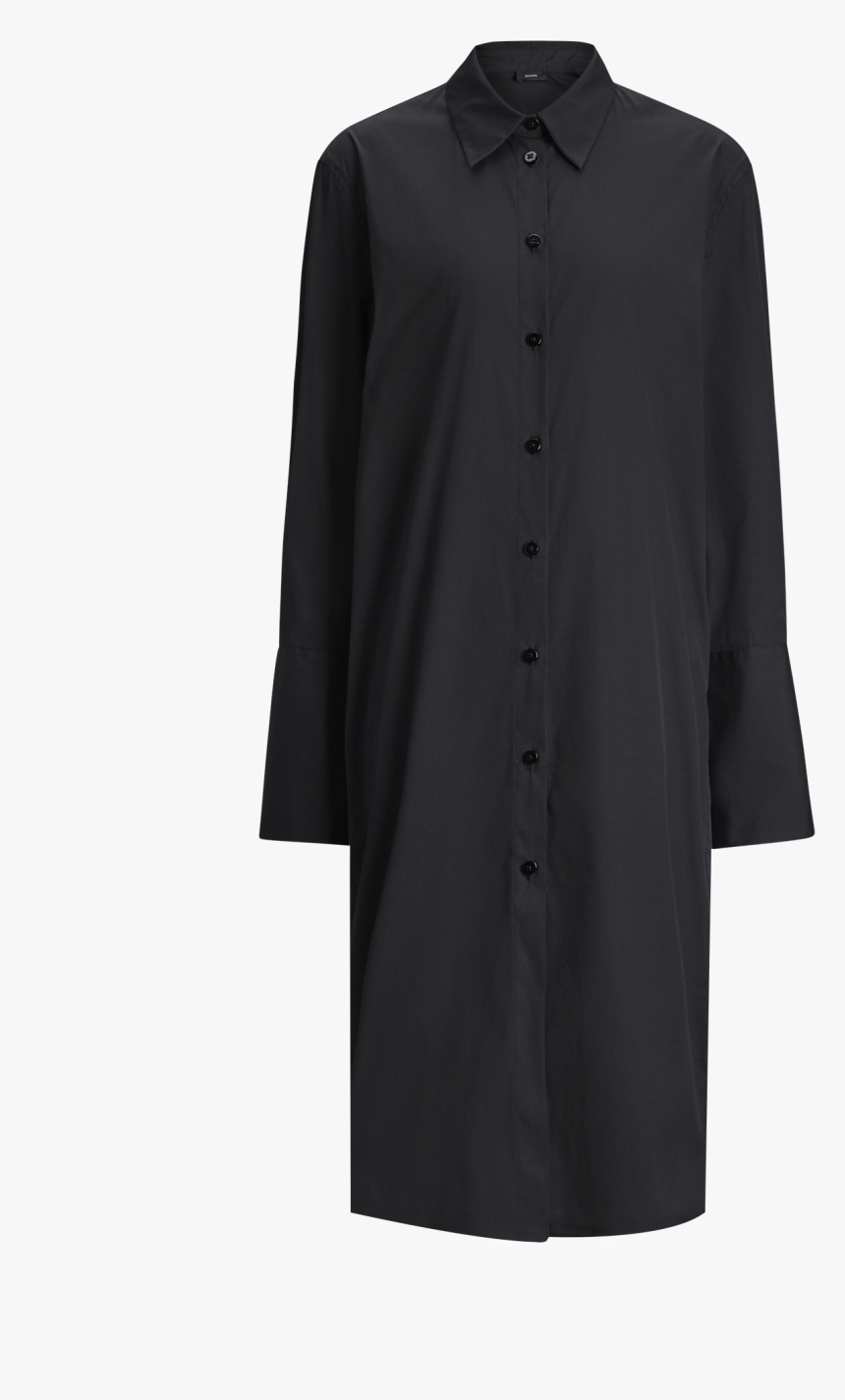 Joseph, Victor Poplin Stretch Dress, In Black - Mens Designer Dressing Gown, HD Png Download