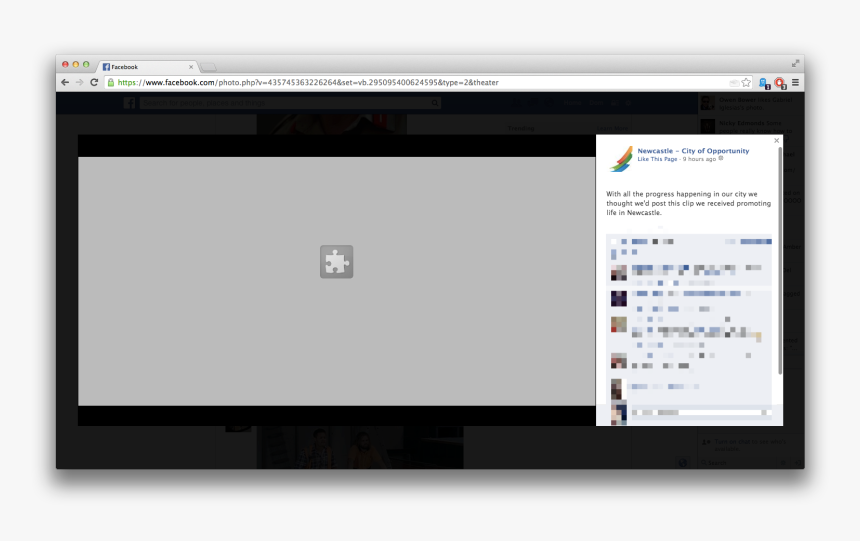 Facebook Black Screen Chrome, HD Png Download , Transparent Png Image