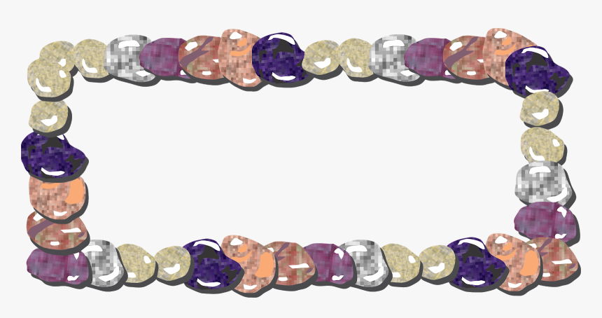 Border Design, Transparent Clipart,textile Art And - Stone Border Design, HD Png Download