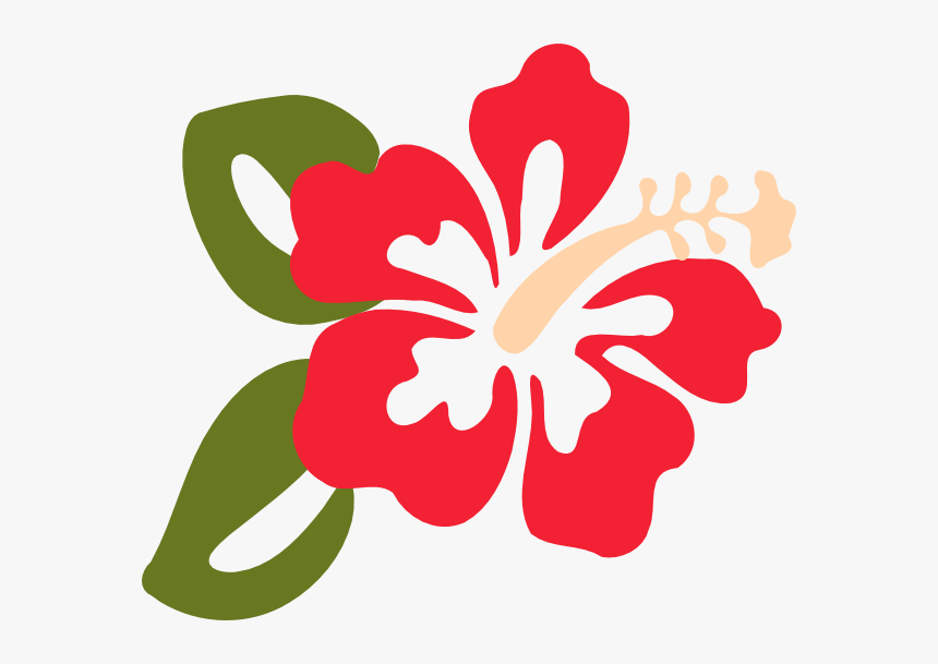 Clip Art Jpg Black And White - Hibiscus Flower Clipart, HD Png Download