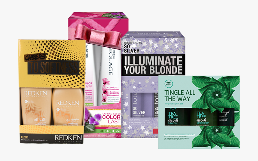 Assortment Of Hair Care Holiday Gift Sets Lip Gloss, HD Png Download