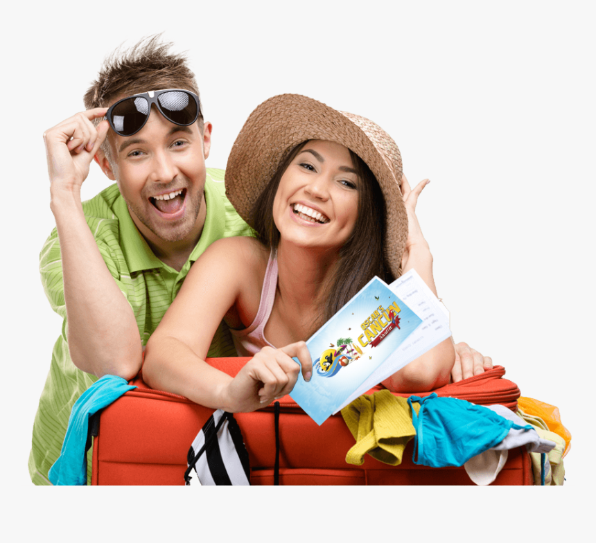 Couple On Vacation Png, Transparent Png