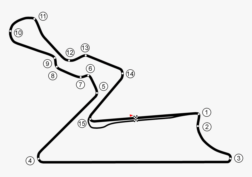 Circuit India - Buddh International Circuit Layout, HD Png Download