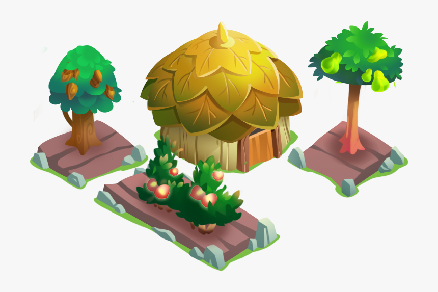 Big Farm Also Includes The Crops From The Farm - Illustration, HD Png Download