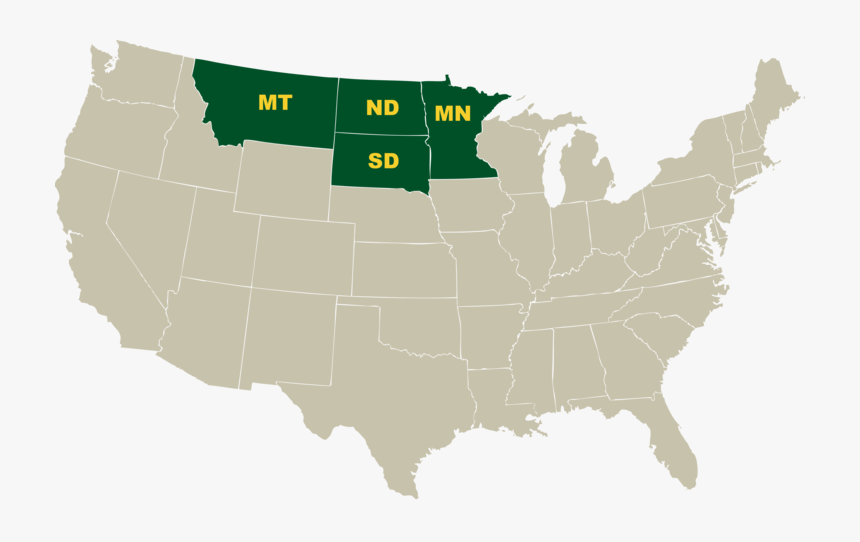 Northernregion - Ohio On A Us Map, HD Png Download