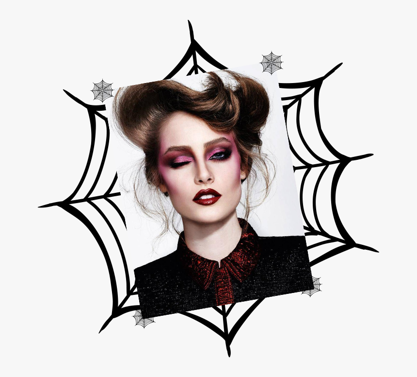 Halloween Colouring Spider Web, HD Png Download