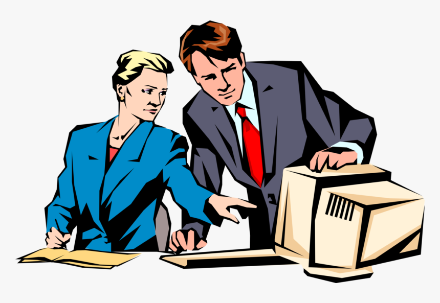 Transparent Coworker Clipart - Delivery Office Employee Png, Png Download