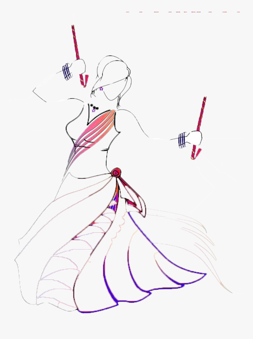 Dandiya Png, Transparent Png