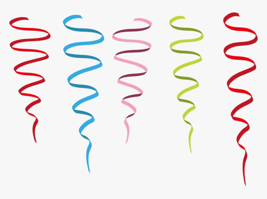 Snakes, Paper Snakes, Paper, Carnival, Bands, Garland - Geburtstags Girlande Png, Transparent Png
