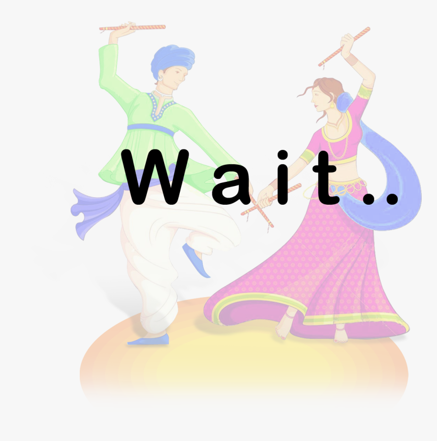 Dancing Indian Couple Cartoon, HD Png Download