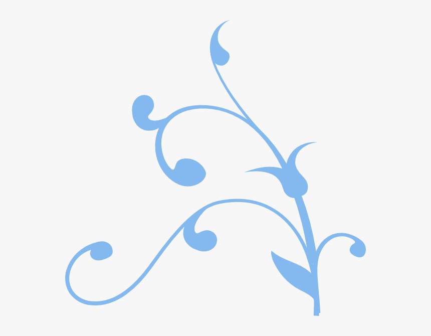 Light Blue Twisted Branch Svg Clip Arts - Tree Branch Clip Art, HD Png Download