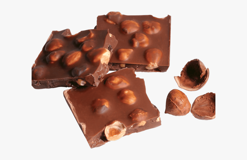 Chocolate Png Transparent Images - Chocolate With Nuts Png, Png Download