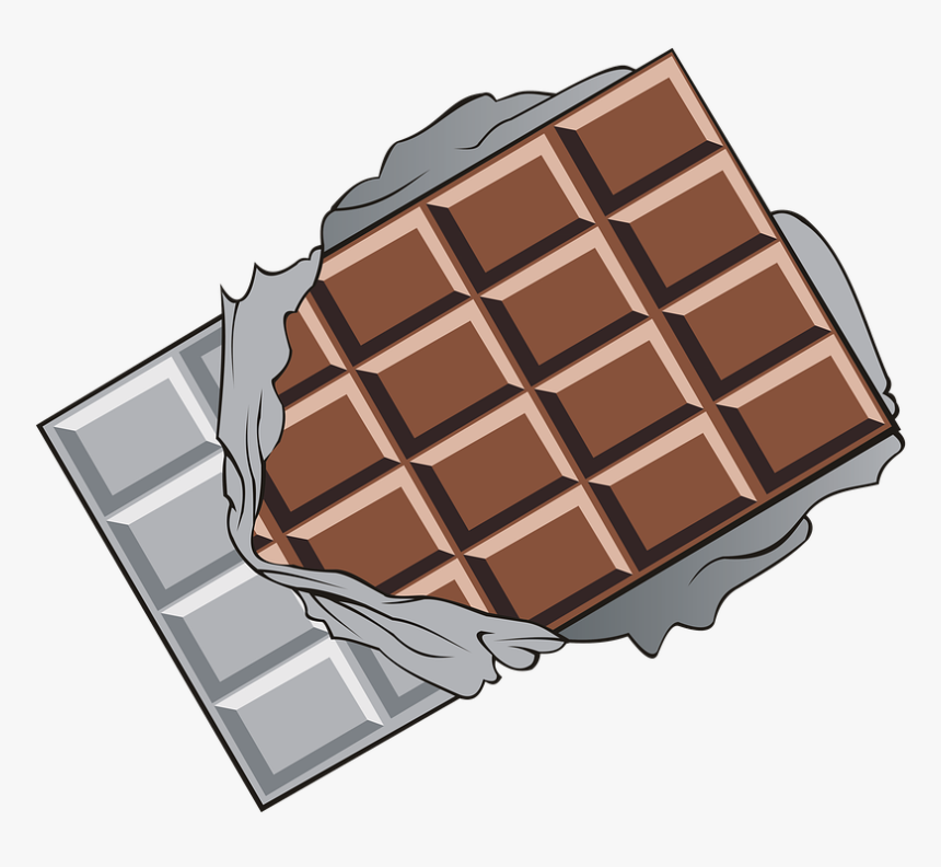 Chocolate, Tablet, Pieces Chocolate, Paper - Tavoletta Cioccolato Png, Transparent Png