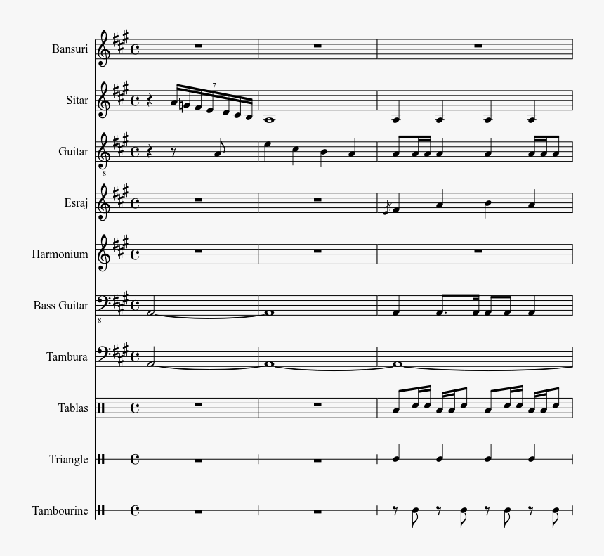 Bon Iver Woods Sheet Music, HD Png Download