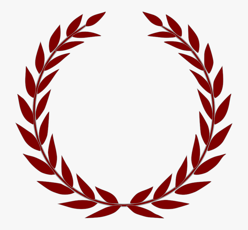 Wreath, Winner, Award, Competition, Leaves, Burgunde - Laurel Wreath, HD Png Download