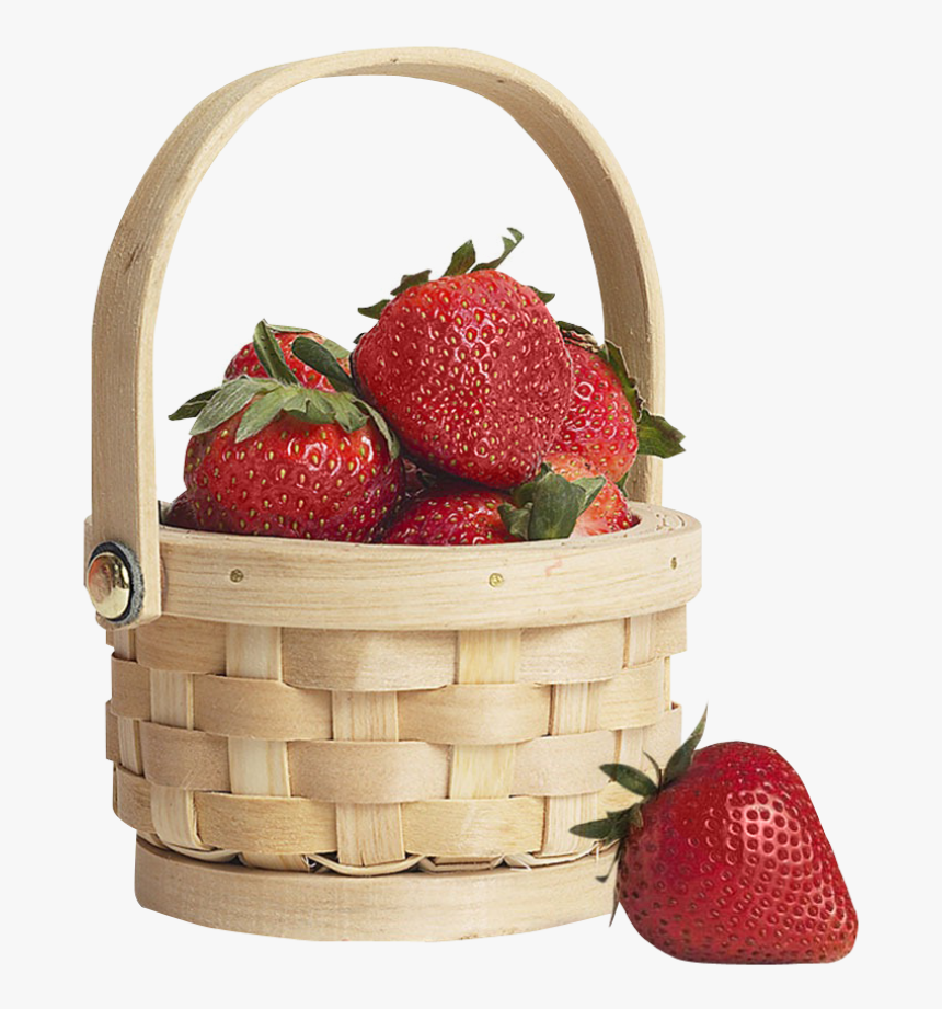 Strawberry Basket Png, Transparent Png