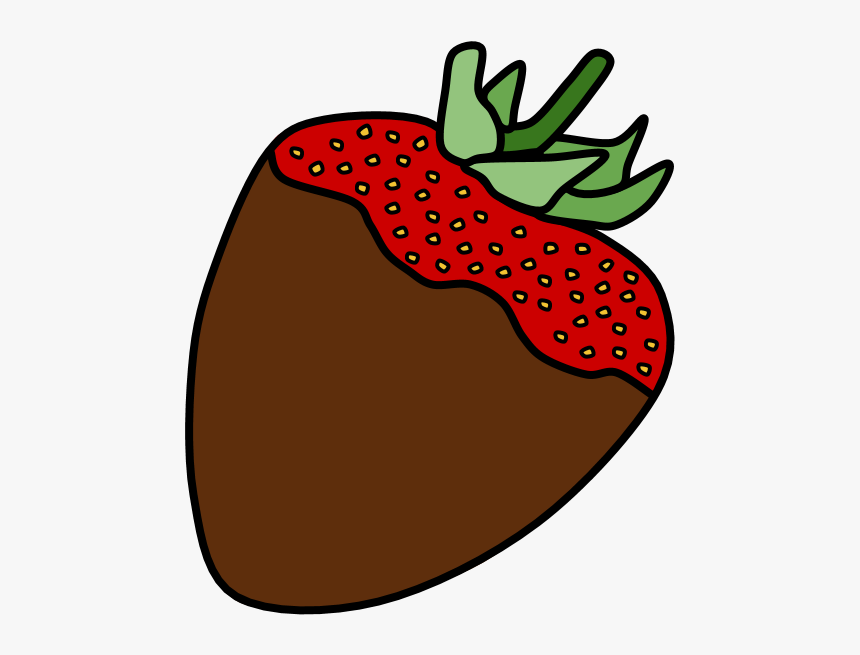 Chocolate Dipped Strawberry, HD Png Download