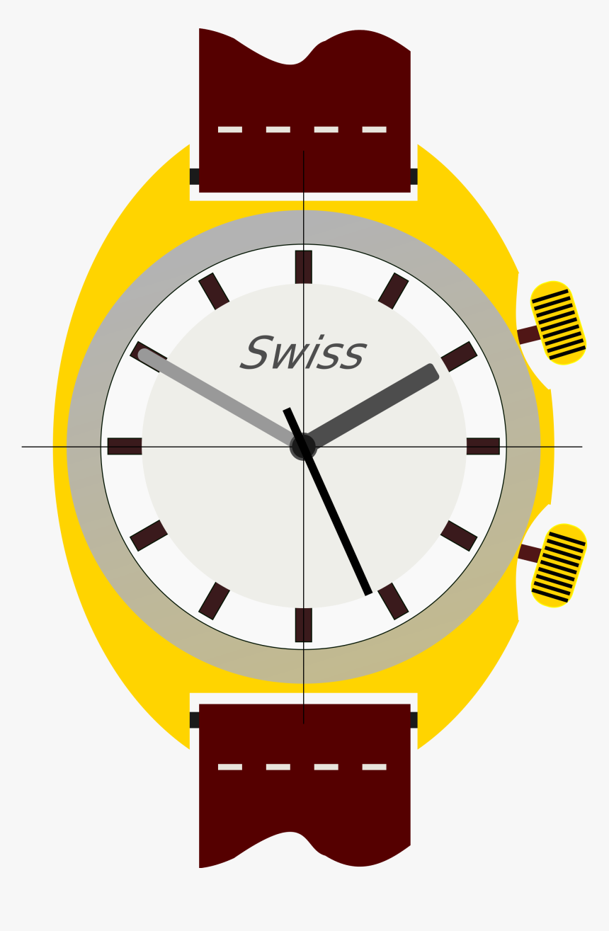 File Swiss Watch Svg, HD Png Download