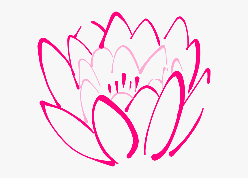 Lotus Flower Clip Art, HD Png Download