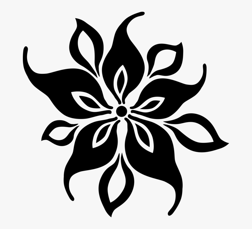 Vector Abstracts Floral - Illustration, HD Png Download