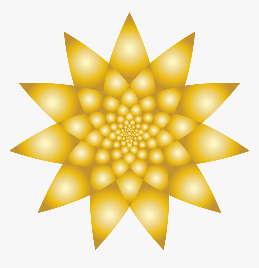 Prismatic Abstract Flower Line Art 4 Clip Arts - Red And Black Illusion, HD Png Download