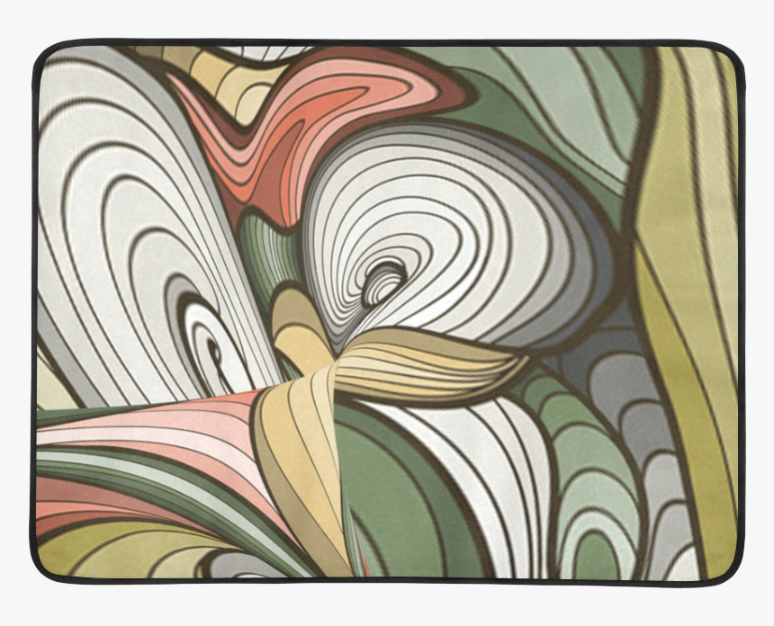 Abstract Flowers Beach Mat 78 X 60 - Motif, HD Png Download