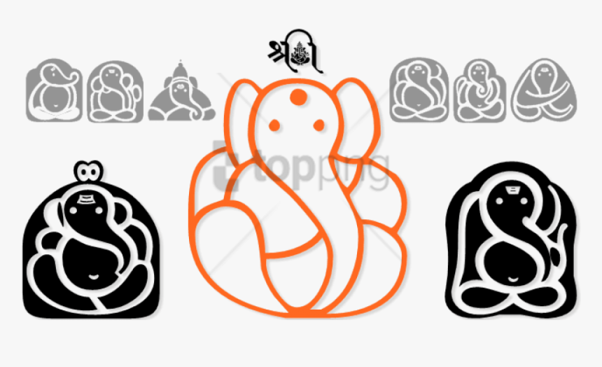 Free Png Ganesh Symbol Fonts Free Png Image With Transparent - Ganpati Shree Ganesh Symbol, Png Download