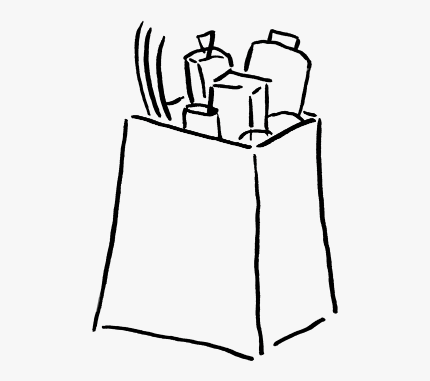 Free Bag Download Clip - Grocery Bag Clip Art, HD Png Download