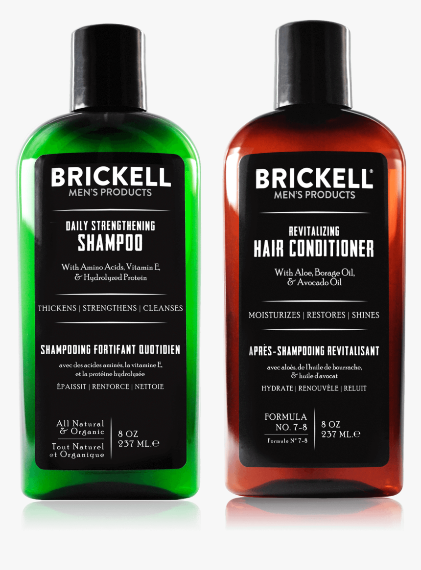 Brickell, Brickell Mens Hair Care Routine - Brickell Shampoo, HD Png Download