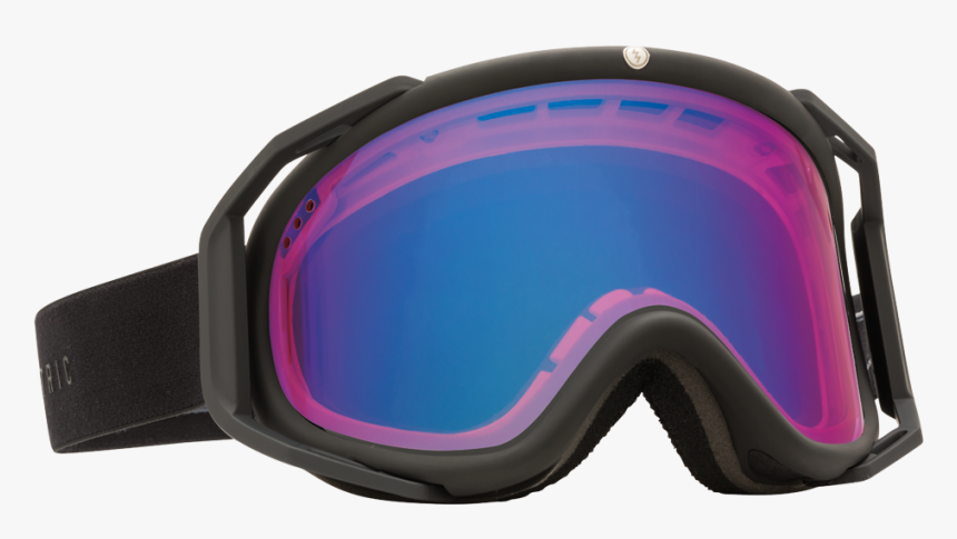 Electric Rig Matte Black Snow Goggles - Snow Goggles Png, Transparent Png