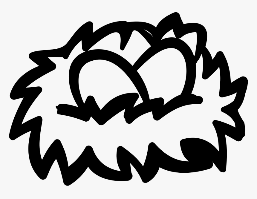 Birds Eggs On A - Eggs In A Nest Svg, HD Png Download