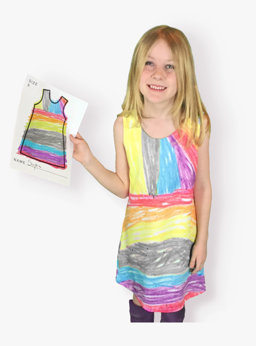 Here S How It Works - Design Your Own Dress For Kids, HD Png Download