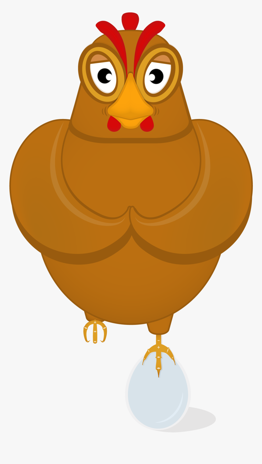 Transparent Hen On Nest Clipart, HD Png Download