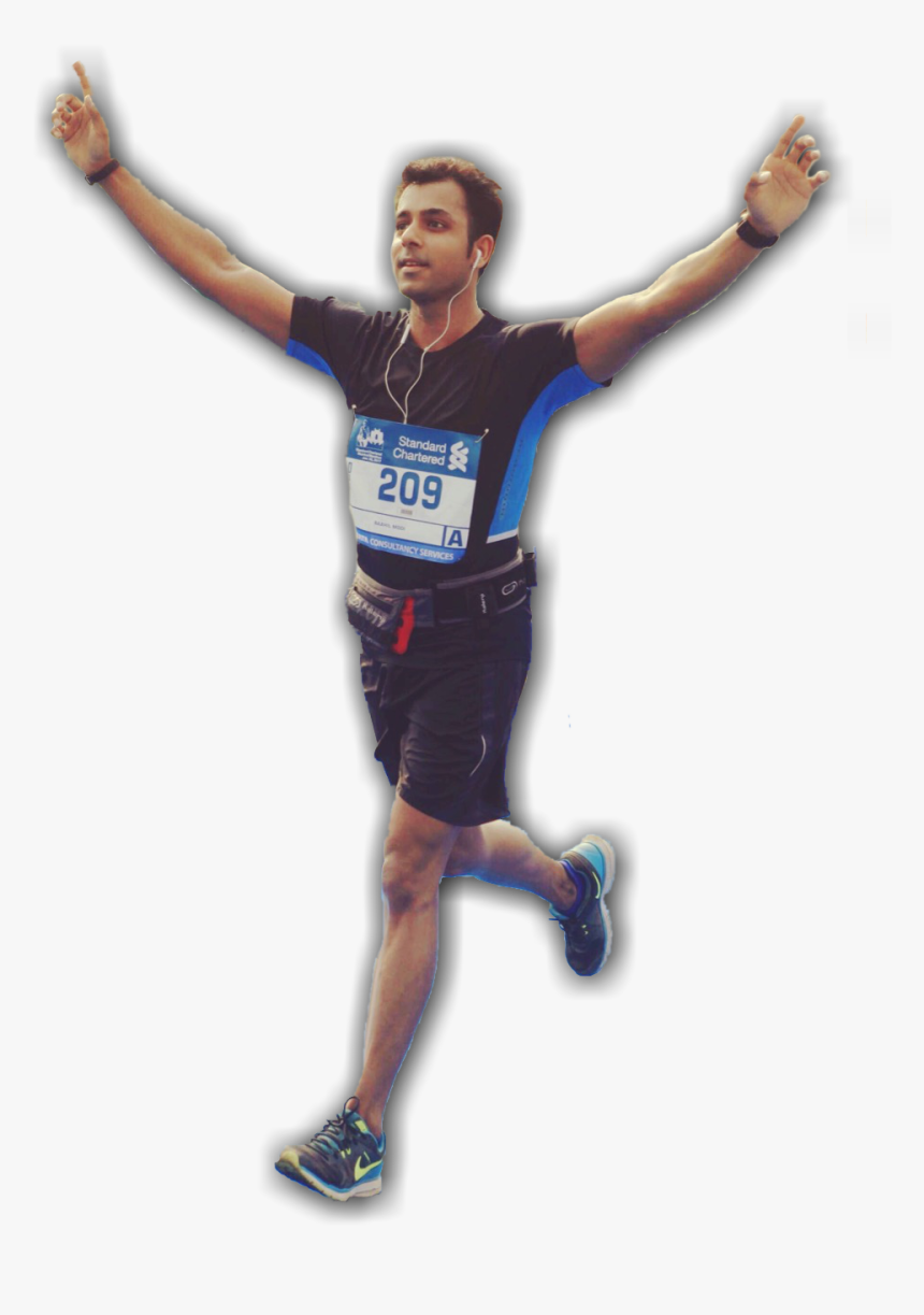 Raahil Modi Is A Mumbai-based Marathoner Focused On - Marathon, HD Png Download