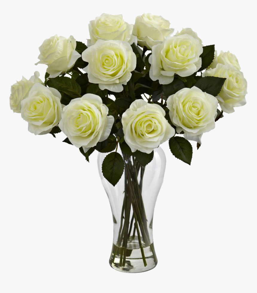 White Roses Transparent File - Tablecloth, HD Png Download