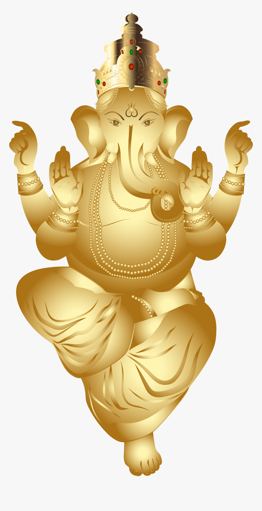 Ganpati Clipart Png - Transparent Background Ganpati Png, Png Download