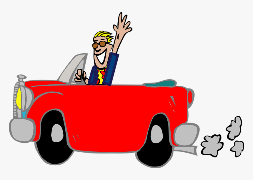 Clip Art Driving Png Transparent Images - Car Driving Clipart, Png