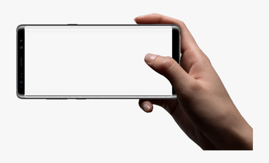 Telefono Telephone Png Tumblr Photo Samsung Galaxy - Hands Holding Phone Png, Transparent Png
