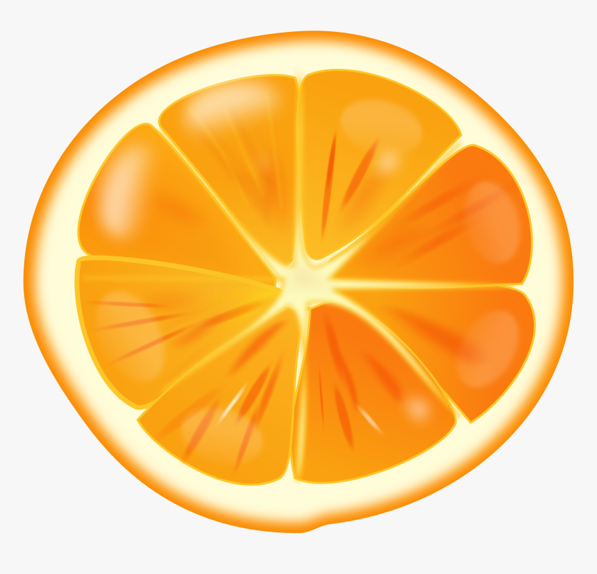 Transparent Orange Clipart - Orange Slice Clipart, HD Png Download