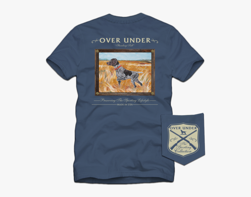 S/s Standing Tall T-shirt Navy - Ga Fl T Shirts, HD Png Download