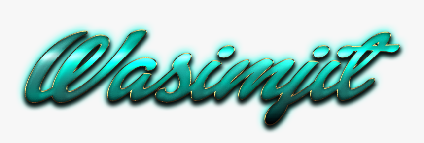 Wasimjit Name Logo Png - Calligraphy, Transparent Png