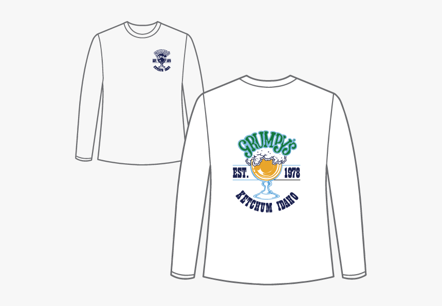 Long-sleeved T-shirt, HD Png Download