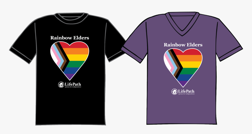 Rainbow Elders T-shirt Designs - Graphic Design, HD Png Download
