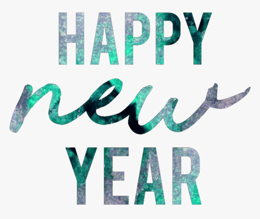 Happynewyear Happy Newyear New Year 2018 Bebas Beutydem - Calligraphy, HD Png Download