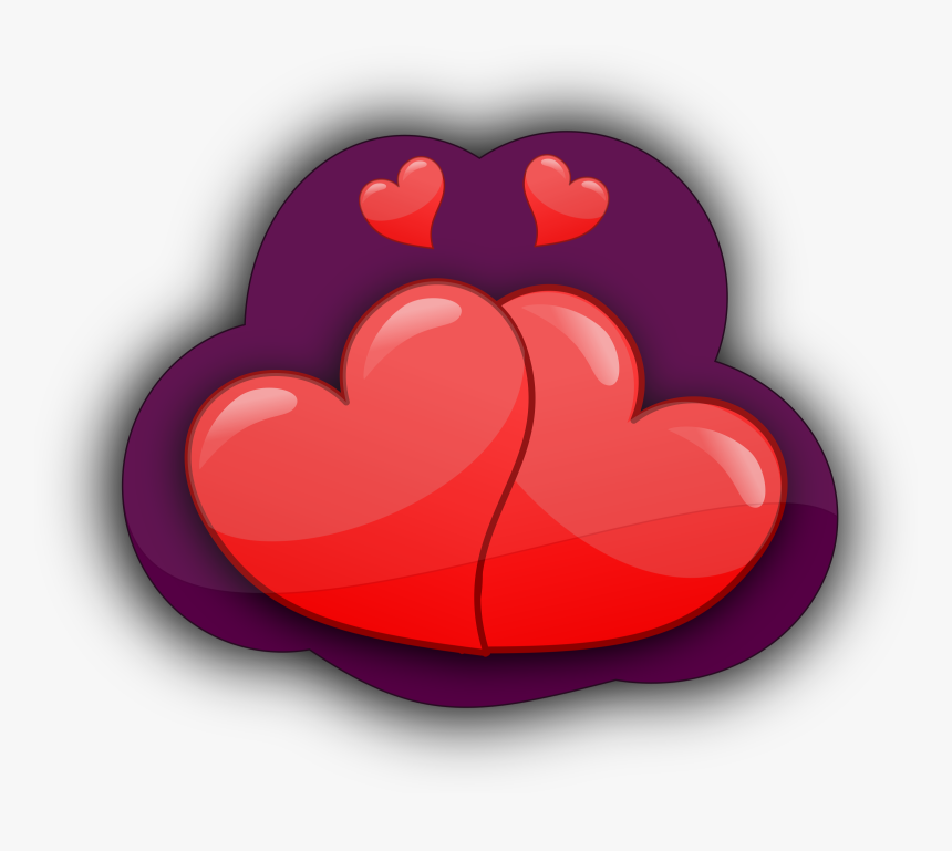 Loving Hearts Big Image - 2 Heart Logos Png, Transparent Png