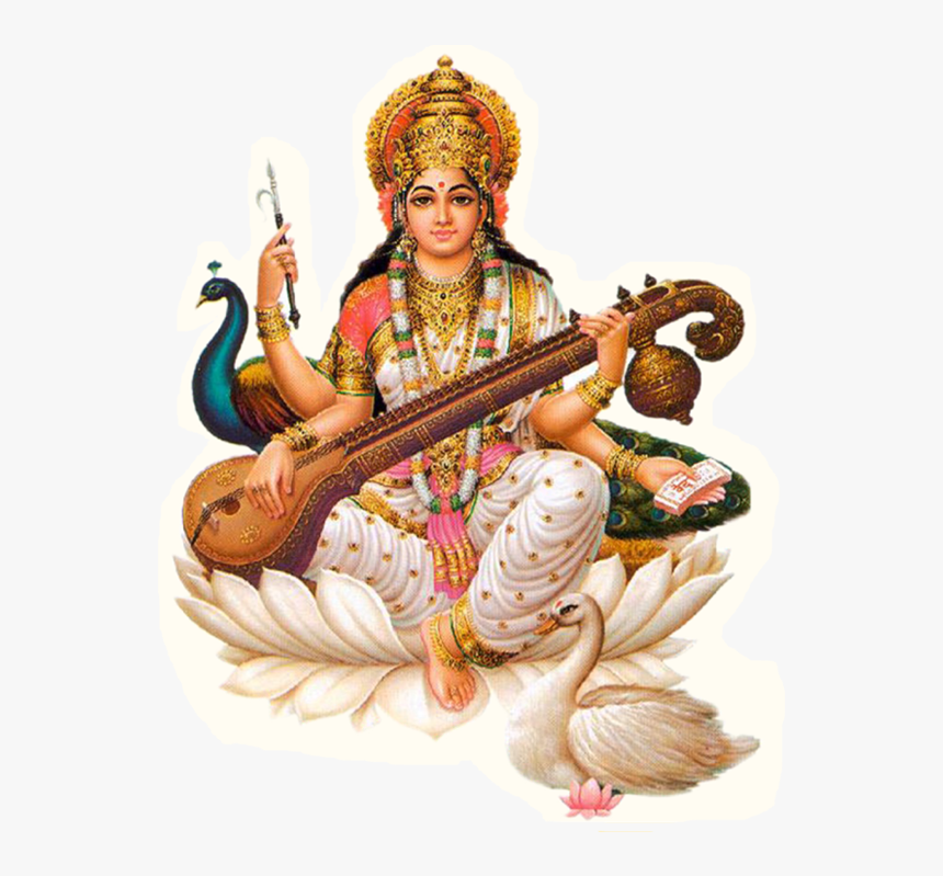 Saraswathi God, HD Png Download