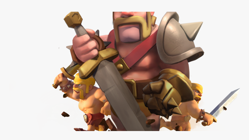 Clash Of Clans Clipart Anime - Coc Barbarian King Hd, HD Png Download