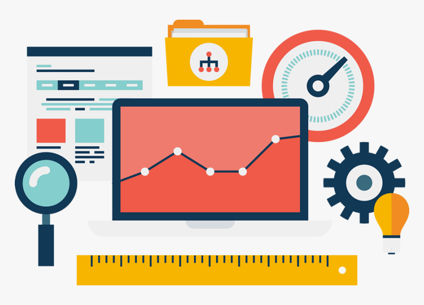 Digital Marketing Dublin - Digital Marketing Flat Design Png, Transparent Png