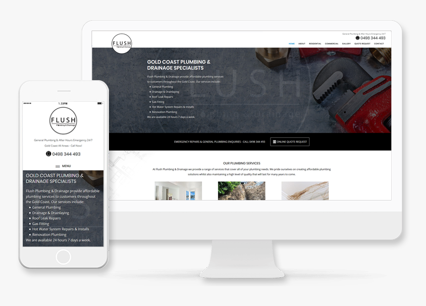 Mobile Responsive Wordpress Web Design - Website, HD Png Download